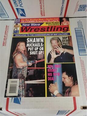 NEW WAVE WRESTLING #31 - APRIL 1998 - DDP + SHAWN MICHAELS COVER! ~ Cb50